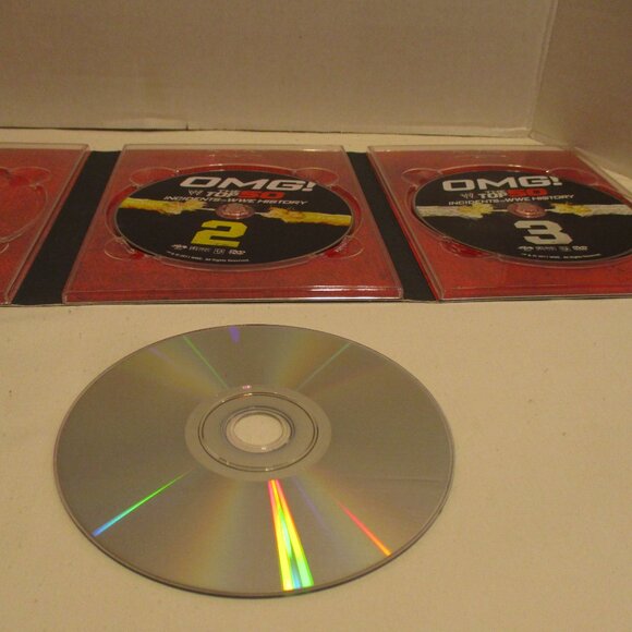 WWE OMG Top 50 Incidents Small Graphic Wrestling 3 Disc Set - Picture 3 of 6